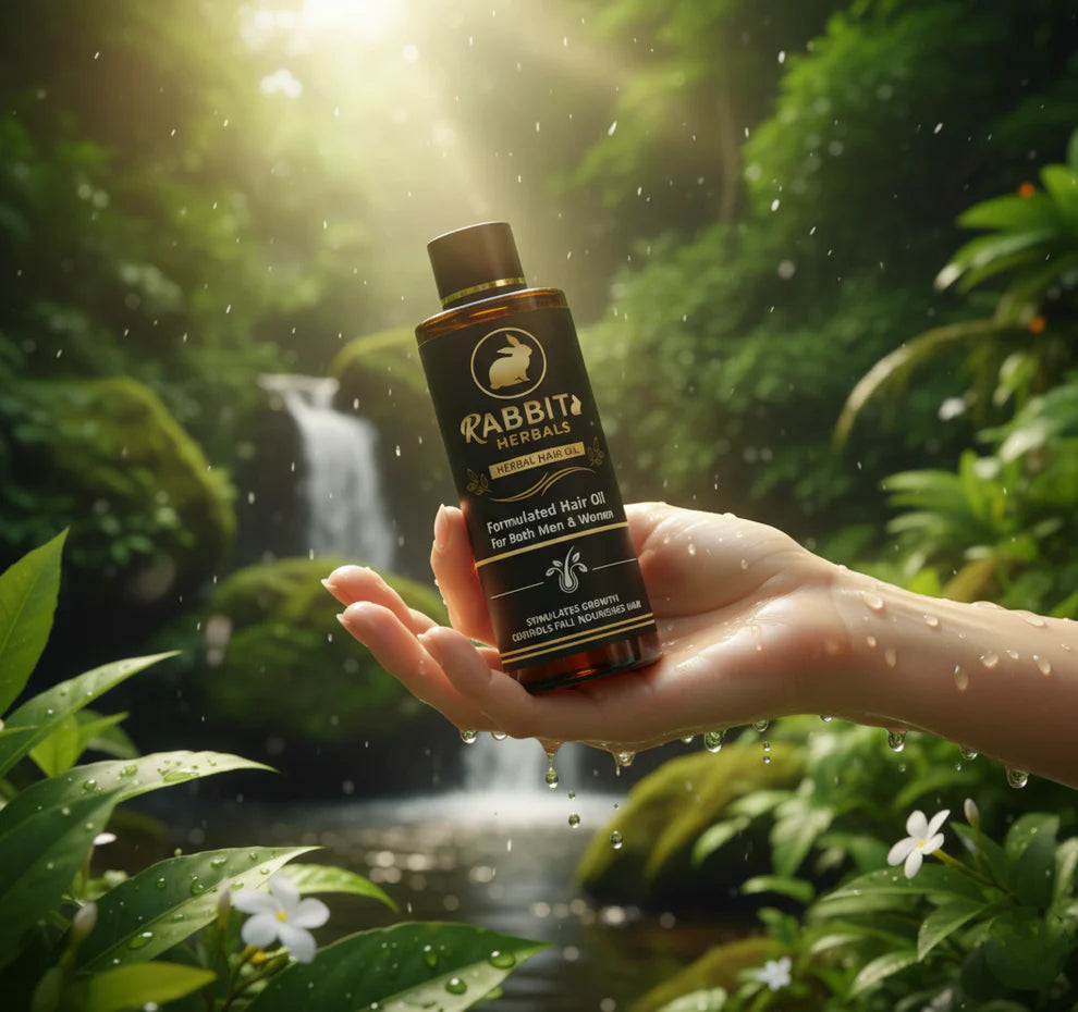 Rabbit Herbal Hair Oil – 100% Stronger, Healthier Growth ⭐⭐⭐⭐⭐ 4.9/5