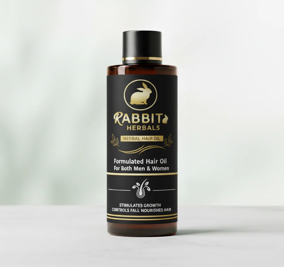 Rabbit Herbal Hair Oil – 100% Stronger, Healthier Growth ⭐⭐⭐⭐⭐ 4.9/5